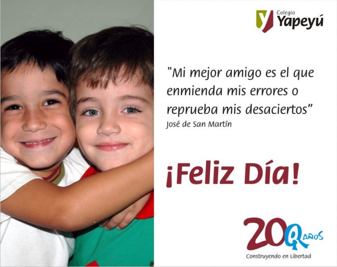 ¡Feliz Día del Amigo!