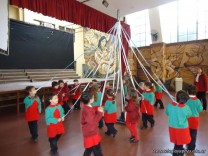 Ensayo del Jardín para el acto del Día de la Independencia