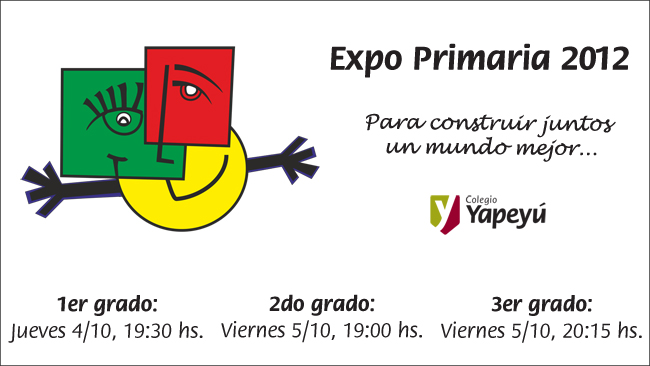 ¡Se viene la Expo Yapeyú del 1er Ciclo de Primaria!