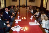 Senadores se reunieron con directivos de Colegios privados