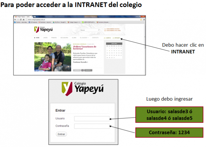 Como ingresar a Intranet