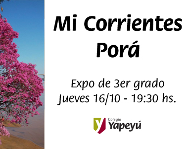 ¡Los invitamos a la Expo de 3er grado!