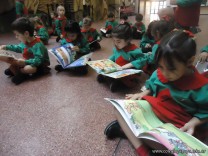 Nos visitó la Bibliotecaria en el Jardín