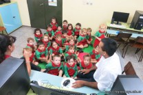 Los alumnos de Sala de 3 en Computación