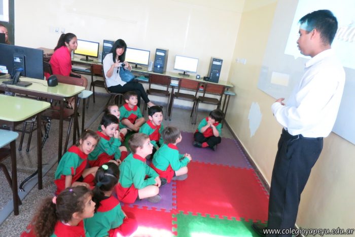 Clase abierta de Computación en sala de 4 años
