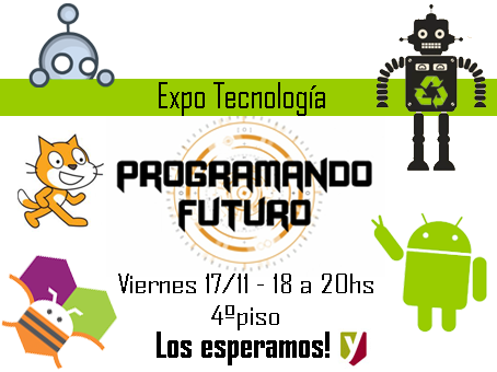 Invitación a expo de tecnología: Programando Futuro