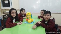 Los alumnos de 4to grado prepararon un mate de pomelo