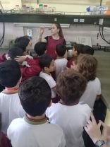 Los chicos de 3er grado aprendieron sobre los cambios de estado de la materia en el laboratorio