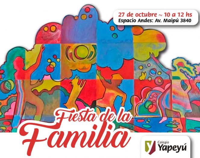 Este sábado 27 de octubre los esperamos para celebrar la Fiesta de la Familia