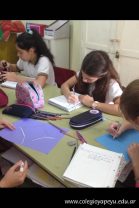 6to grado creó carteles para concientizar sobre la importancia del lavado de manos