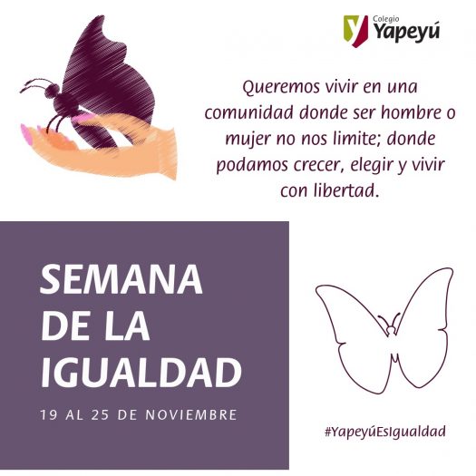 19 al 25 de noviembre: Semana de la Igualdad en el Colegio