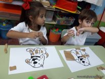 Los alumnitos de las Salas de 3 años aprenden nuevas técnicas artísticas