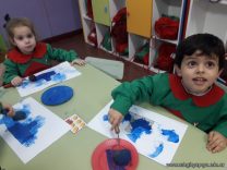 Las salitas de 3 años pintaron el Cabildo