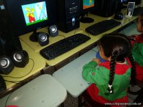 Los alumnos de Sala de 4 dan sus primeros pasos en Computación