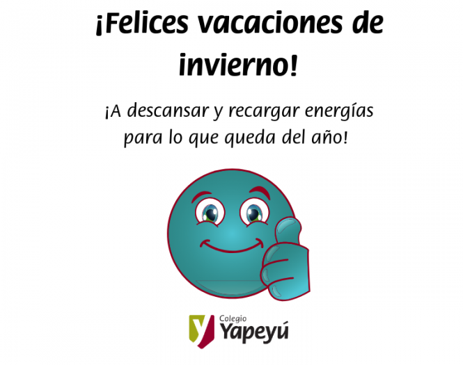 ¡Felices vacaciones de invierno!