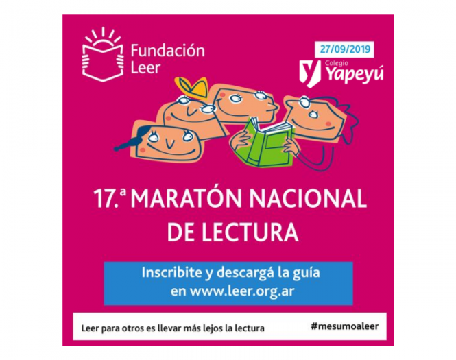 ¡Nos unimos a la Maratón Nacional de Lectura!