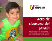 Acto de Clausura del Ciclo Lectivo 2019 de la Educación Inicial