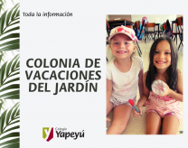 Toda la información sobre la colonia de vacaciones del Jardín