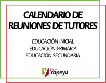 Calendario de reuniones de tutores de todos los niveles
