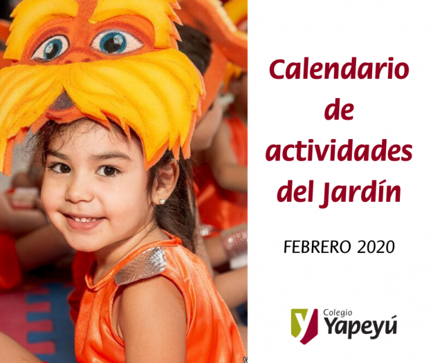 Jardín: calendario de actividades del inicio del Ciclo Lectivo 2020