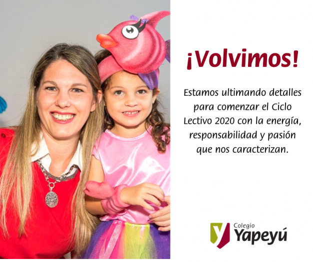¡Bienvenidos al Ciclo Lectivo 2020!