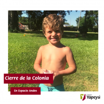 Los invitamos al cierre de la Colonia en Espacio Andes