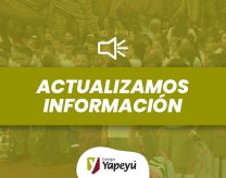 Actualizamos la información publicada anoche