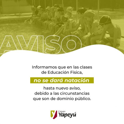 Información importante sobre las clases de Educación Física