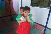 Primer día de clases de las salas de 5 años