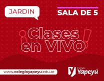 ¡Clases en vivo de las salas de 5 años!
