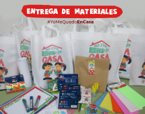 Comenzamos la entrega de los materiales del Jardín