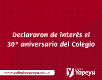 La Vicegobernación de Corrientes declaró de interés nuestro 30º aniversario