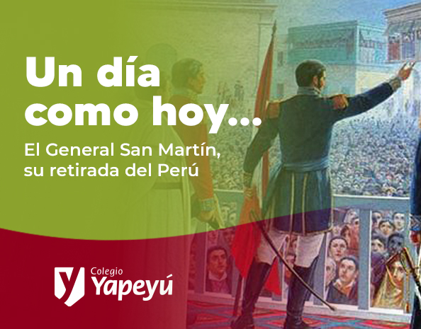 El General San Martín, su retirada del Perú