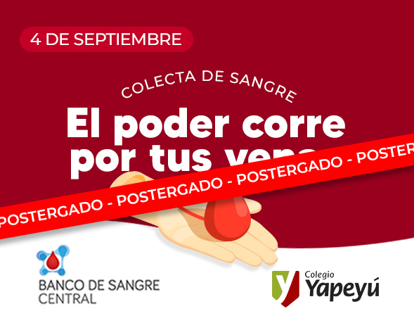 Se suspende la colecta externa de sangre